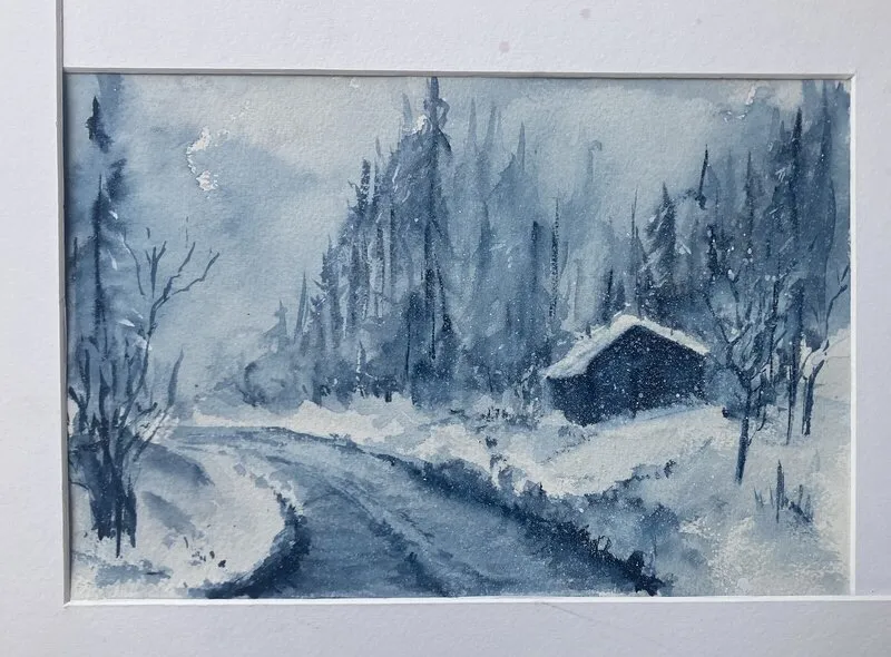 Akvarell av Mats Pedersen