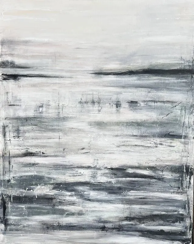 Akrylmålning Innan vi går hemåt av Katarina Hjärn