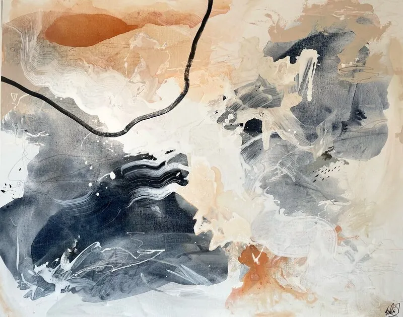 Akrylmålning Glimt av Evelina Imse Studios Hedberg