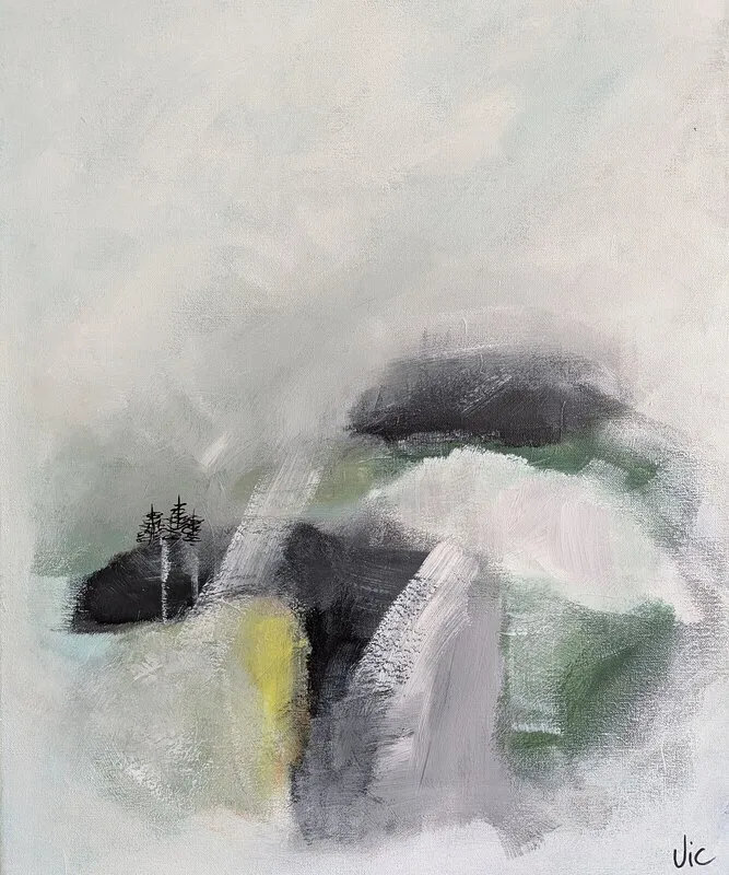 Akrylmålning Drömma av Victoria Sellgren