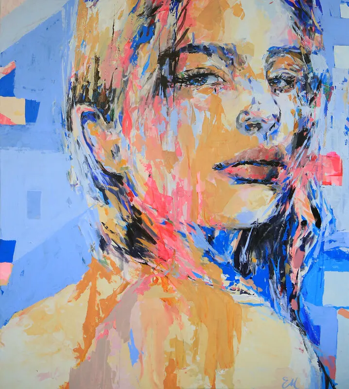 Akrylmålning The parts you don´t see av Emma Malm