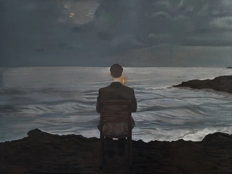 Oljemålning Son of a dusk av Alexander Ingvar