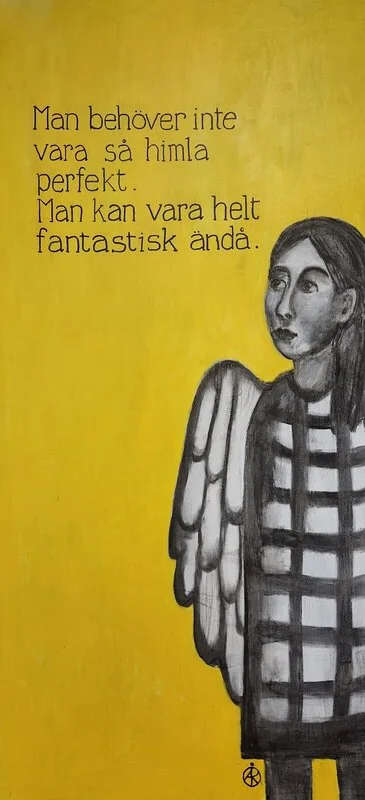 Man behöver inte vara sp himla perfekt av Åsa Ryegård