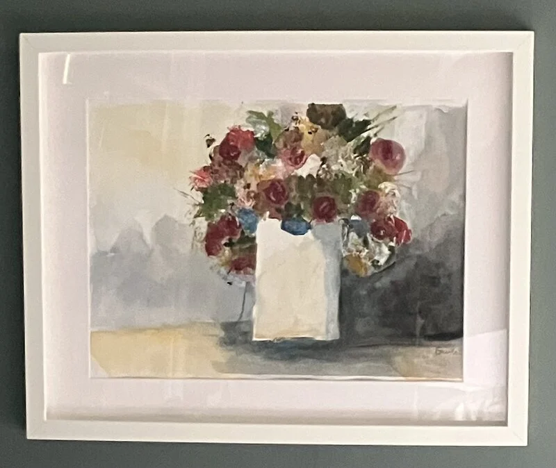 Akrylmålning Sommar av Gunilla Blomqvist