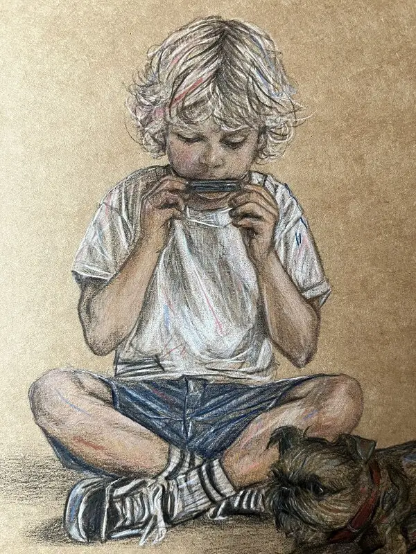 River Washed Hair av Sandra Ahlman