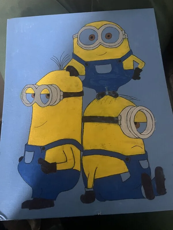 Tavla Minioner av Katarina Horvathova