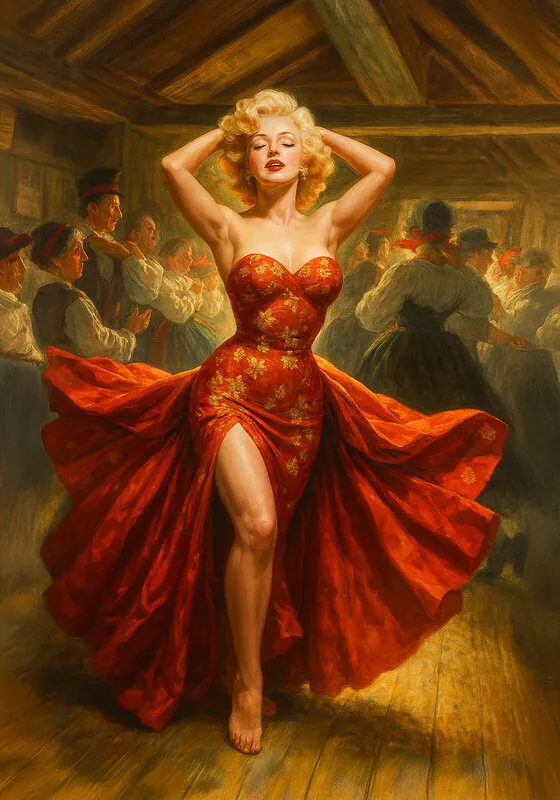 Dance in Gopsmor Cabin - Dans i Gopsmorstugan av Jörgen Thornberg