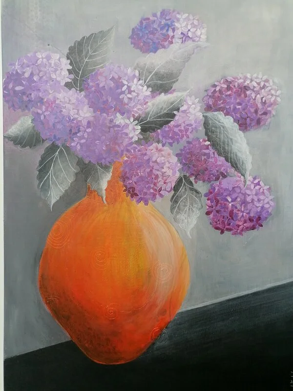 Akrylmålning av Camilla Widen