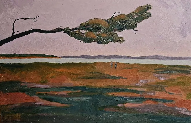 Oljemålning Promenad av Tove Rogstad