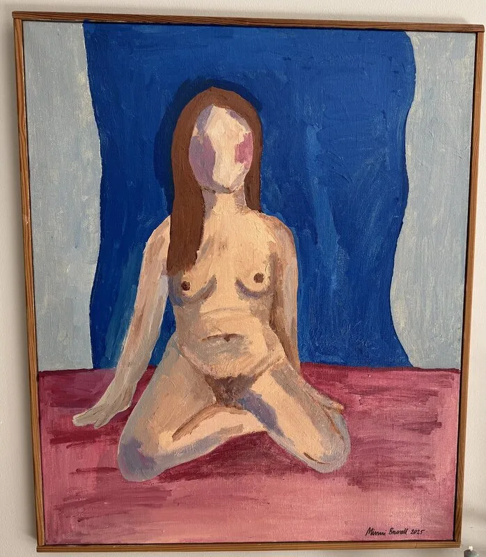 Akrylmålning Frida av Mimmisdesign