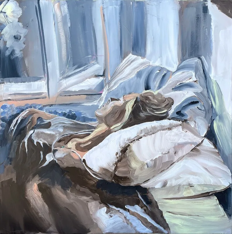 Akrylmålning Calmes av Malin Ask