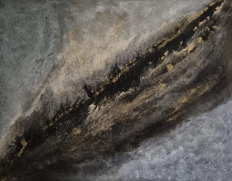 Abstrakt "Lightning" av Annsofi Alm