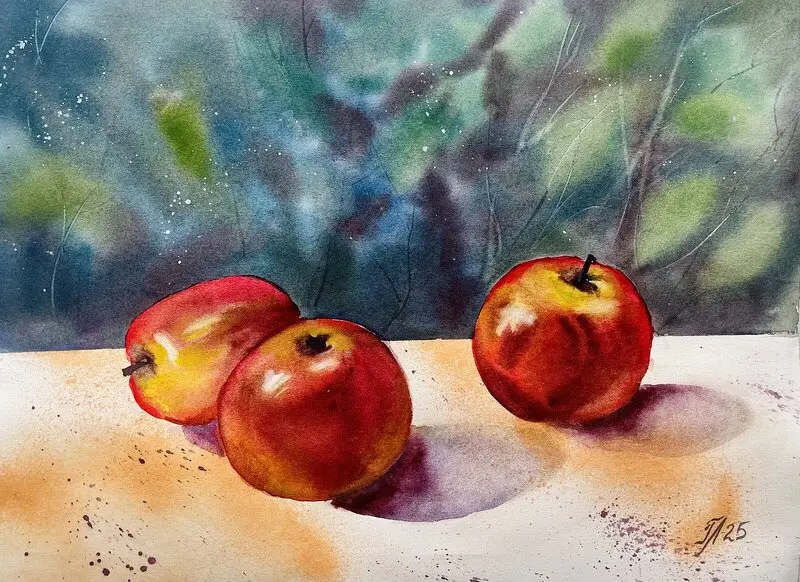 Akvarell av Tanya Lundmark