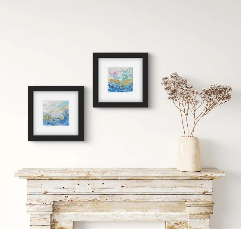 Akrylmålning Minisar nr II av Anneli Bendius