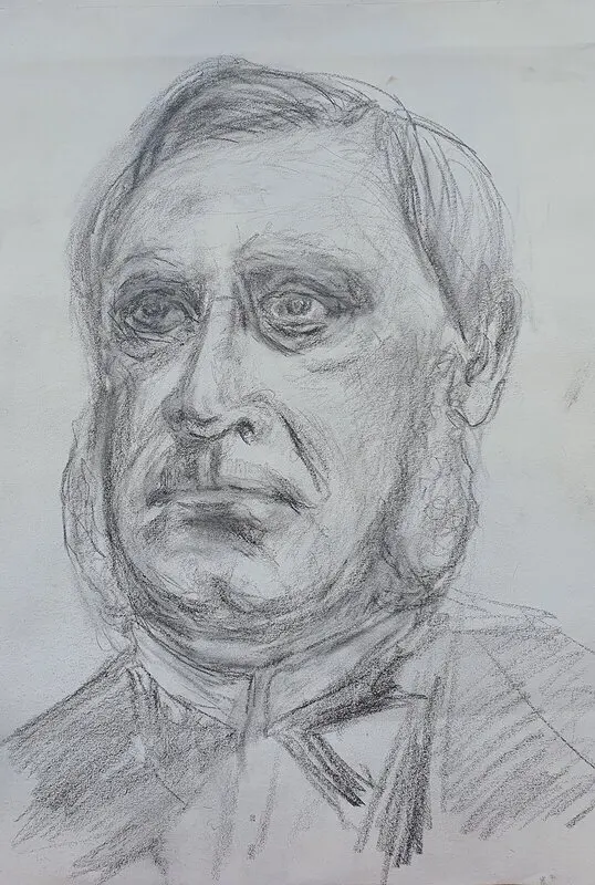 Louis de Geer d.ä. 1818-1896 av Jens Flemister Åkesson