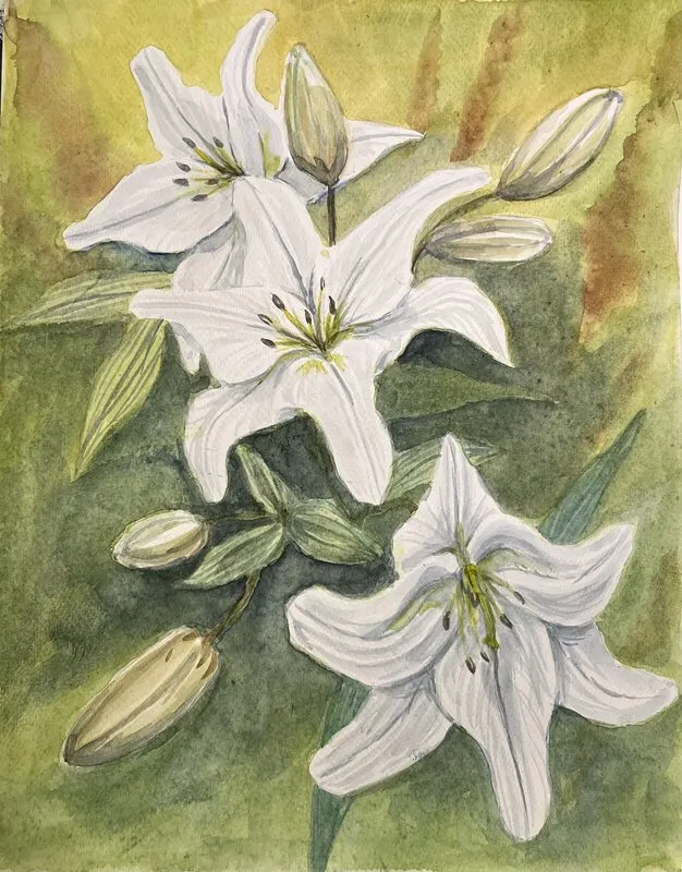 Akvarell Ögonblick att bevara av Charlotte Hansson