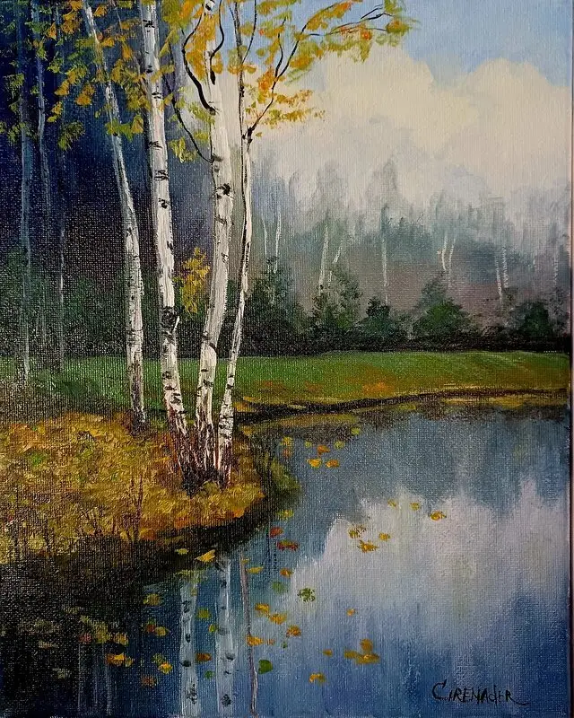 Oljemålning av Irina Grenader