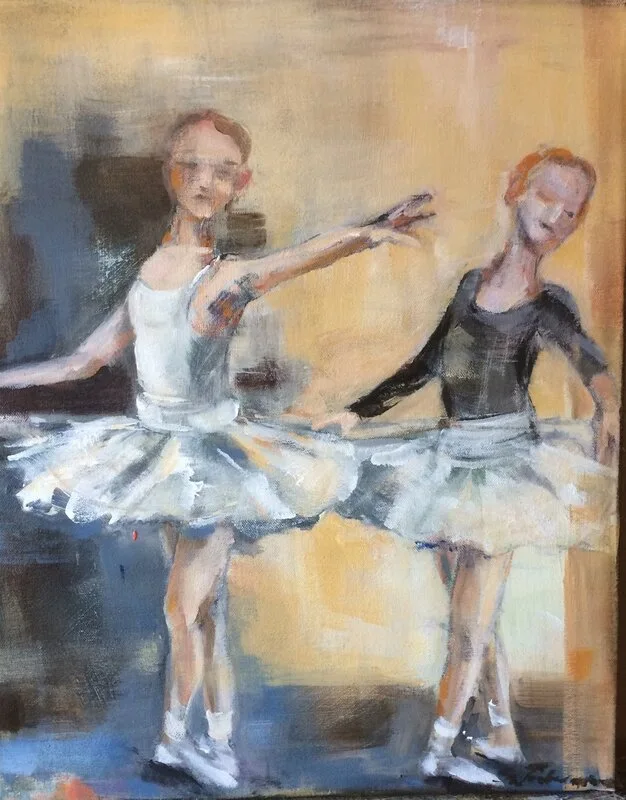 Akrylmålning Drömmar 1 av Sirpa Tiderman