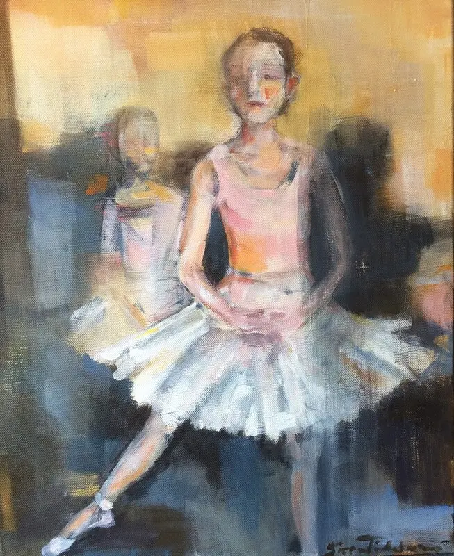 Akrylmålning Drömmar 2 av Sirpa Tiderman