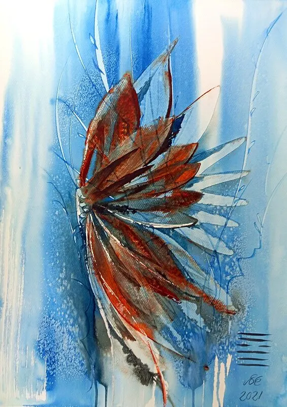 Akvarell 9. Liten makt av Ann-Sofie Eriksson