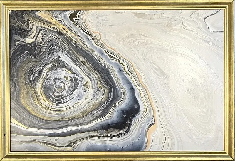 Akrylmålning In every storm av Marita Westerberg