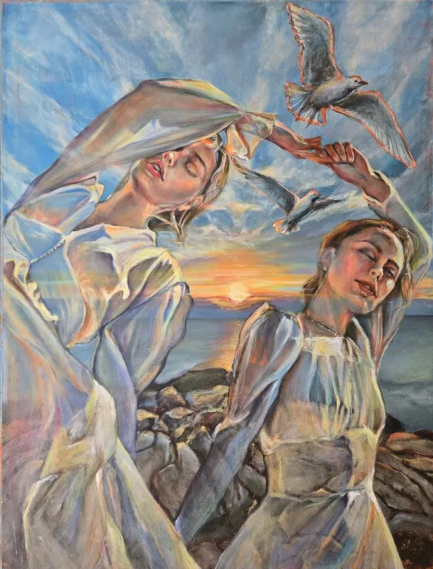 Oljemålning Kullaberg. av Lana BLINK