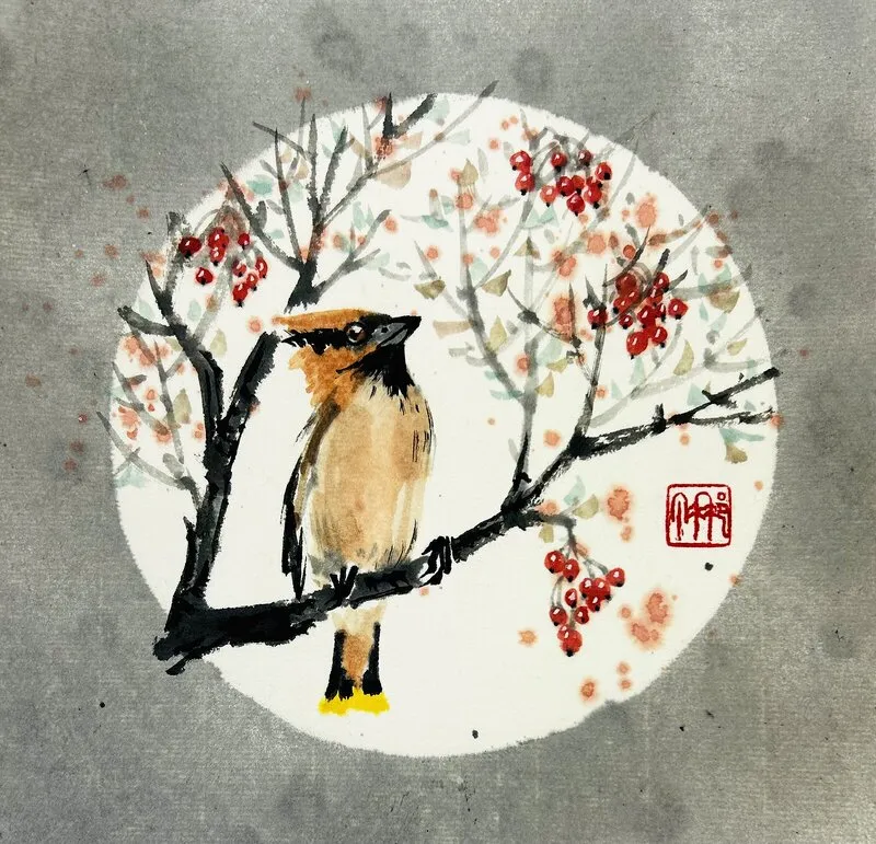 Autumn bird av Nadezda Beletskaya