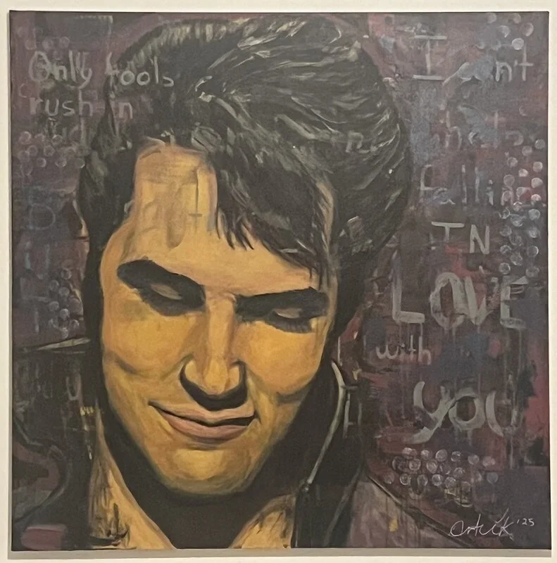 Akrylmålning IN LOVE WITH YOU av Victor Lemus