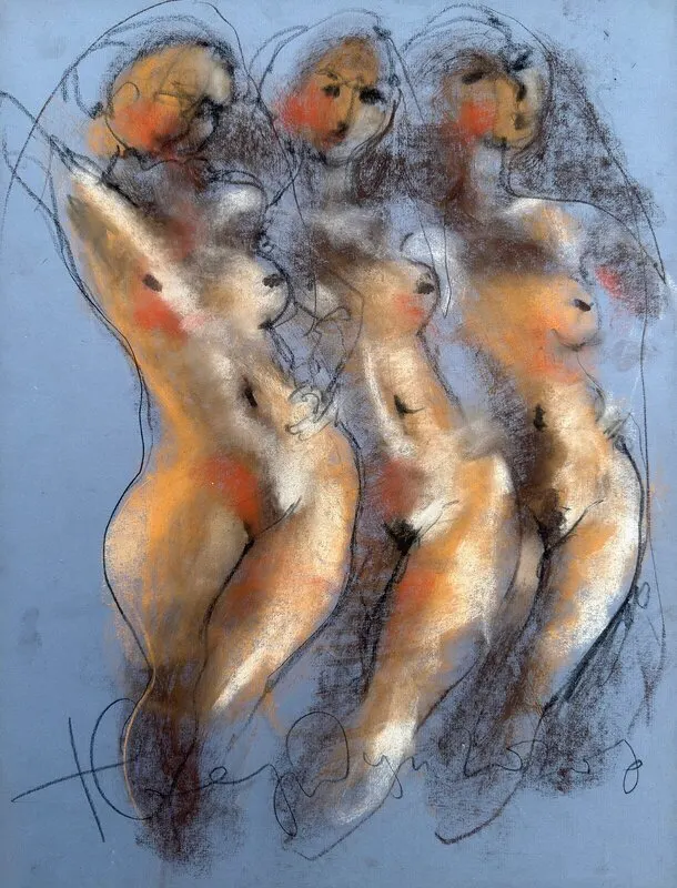 Pastel Nudes XV av Ivan Tverdun