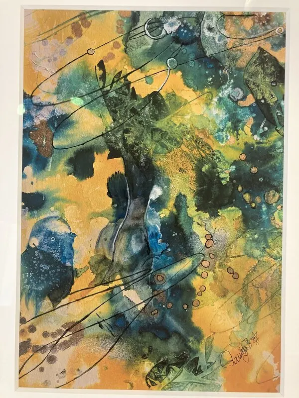 Akrylmålning Mystik i skogen av Ramiza Bellanius