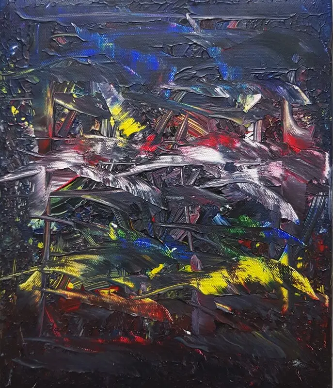 Akrylmålning av Christina Idling Enström