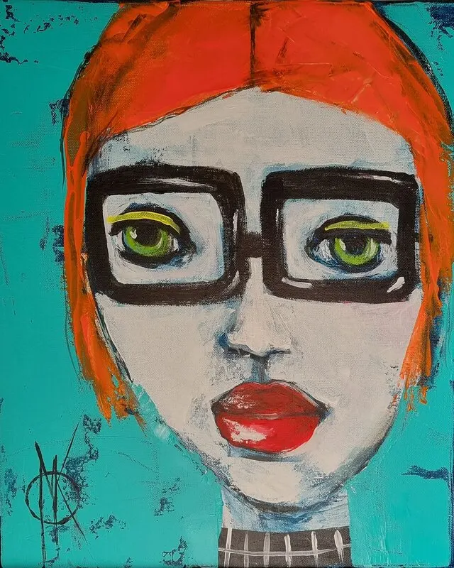 Akrylmålning Utseende. av Majlis Karlsson