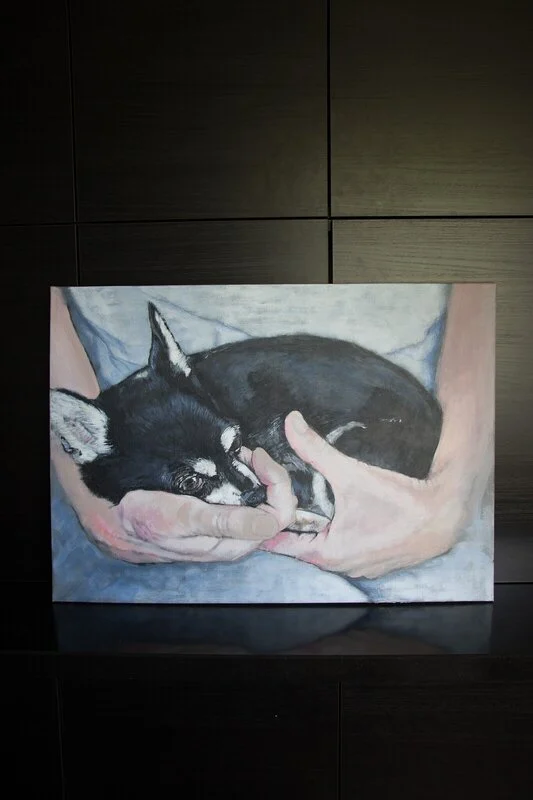 Akrylmålning För alltid av Jesica Selberg