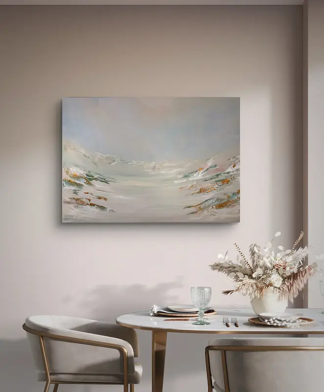 Akrylmålning Gränsland av Johanna Odder