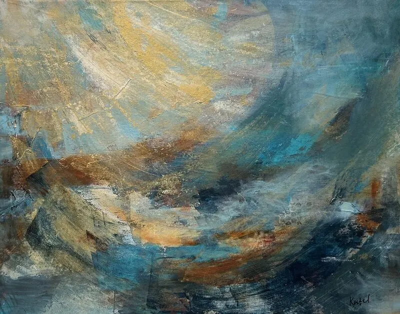 Akrylmålning Marvel av Helena Kästel