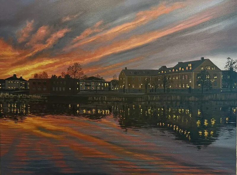 Gamla Tricotfabriken Karlstad av Robert Stålbro