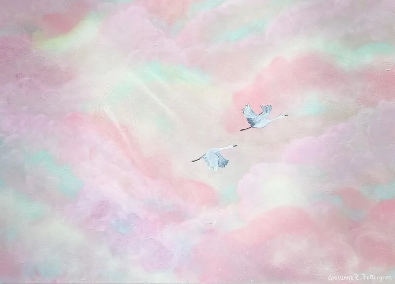 Pastel dreamscape av Giovanna Zumaeta Zettergren