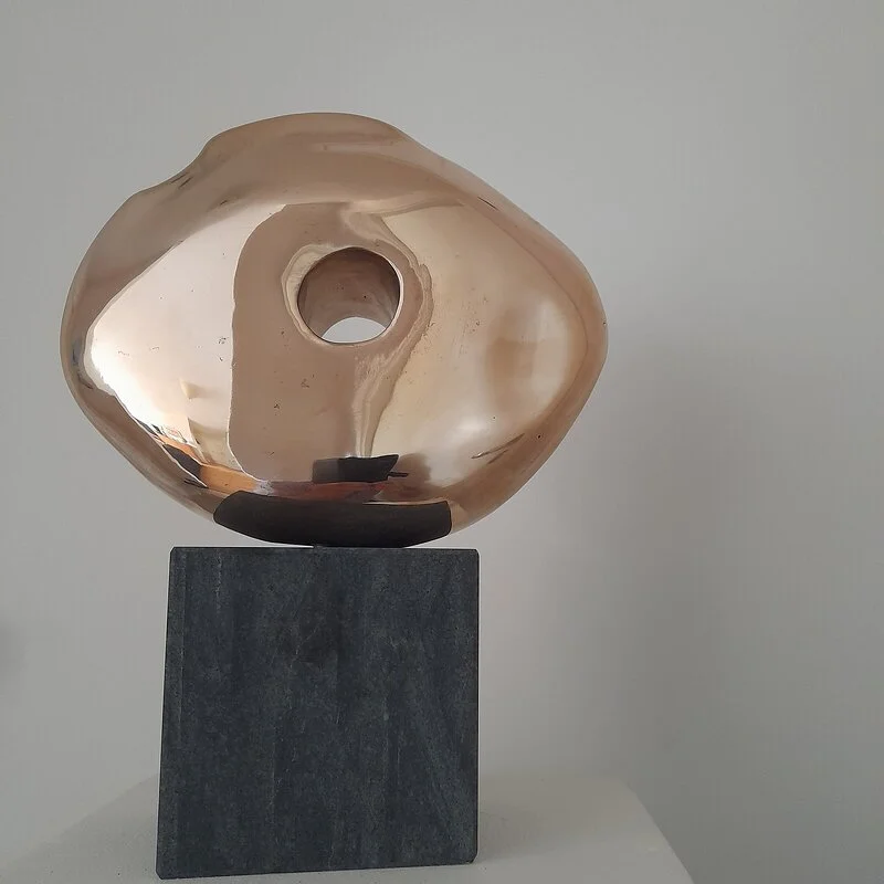 Skulptur Golden Eye av Håkan Lissmark