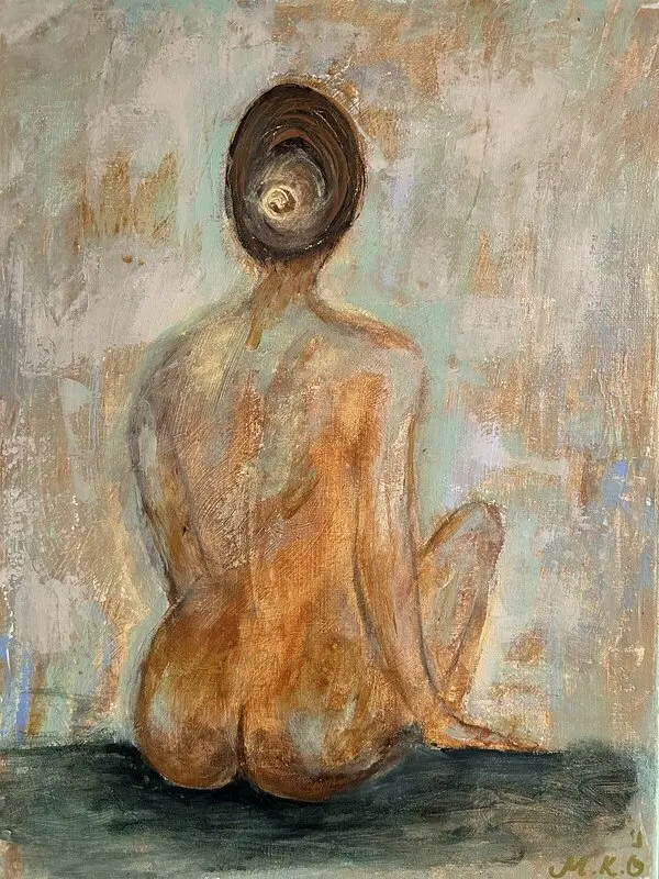 Akrylmålning Harmony av Monica Österdahl