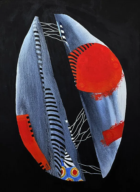 Akrylmålning Oändlig av Margareta Palm