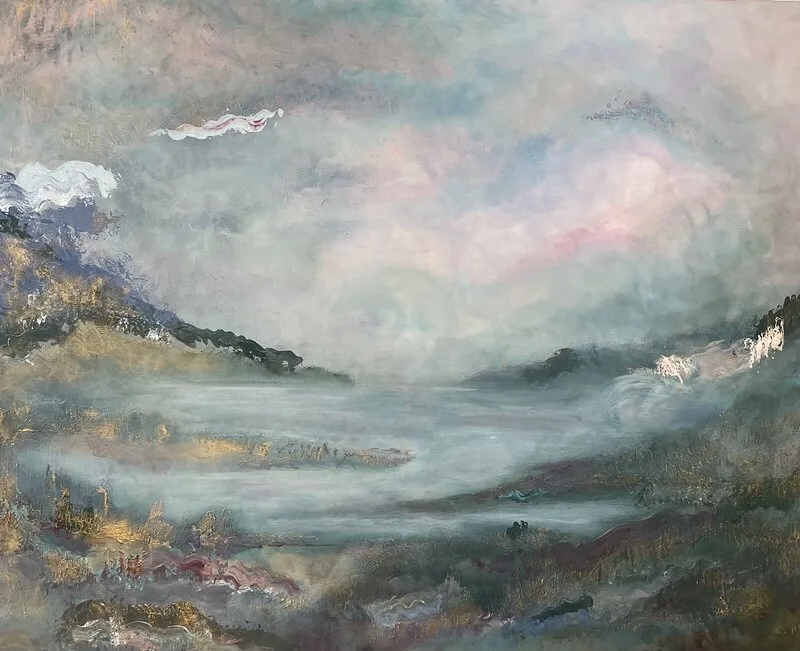 Akrylmålning Landscape av Ana-Marija Crnoja