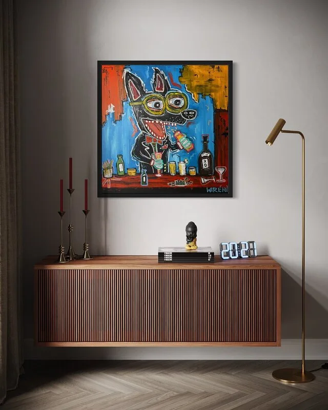 Akrylmålning The taster av Klas Wirehn