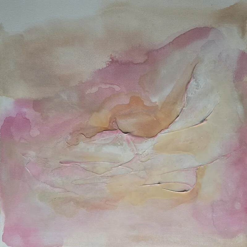 Akrylmålning Calm Ember av Lina Ekstrand