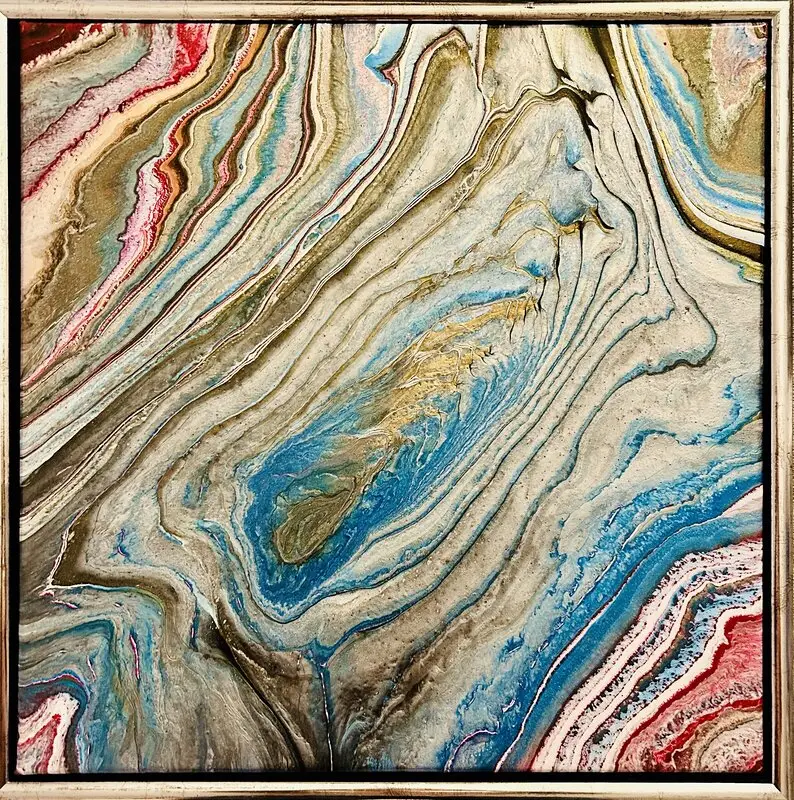 Akrylmålning av Martti Sköldelid - Beyond Brush