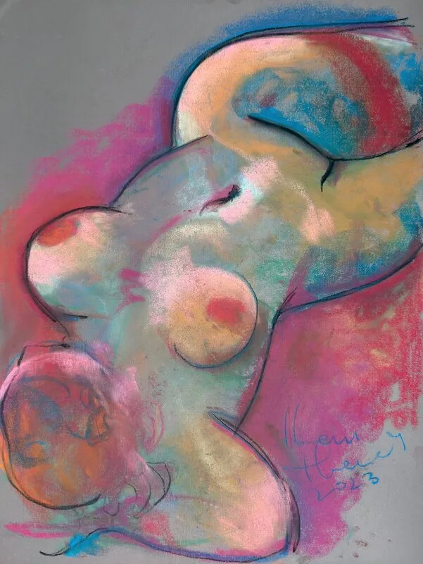 Pastel Nudes XIX av Ivan Tverdun