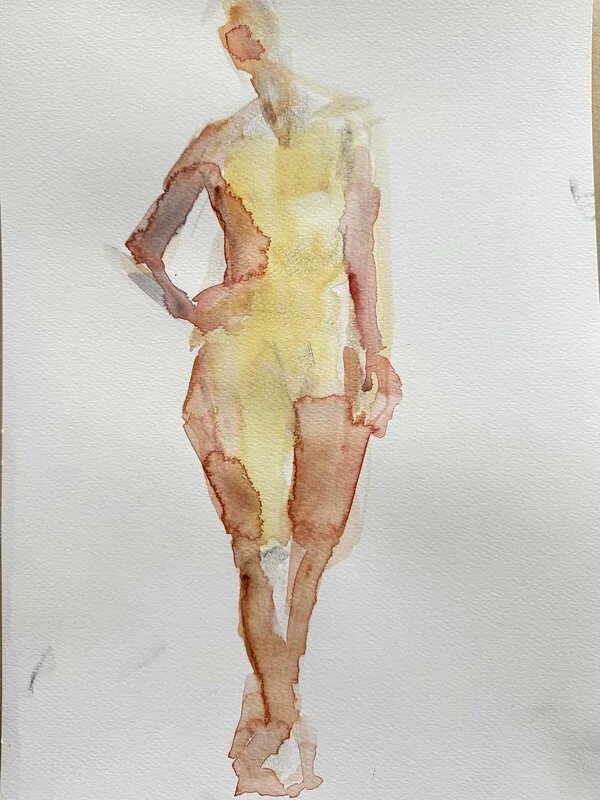 Modellstudie av Ingrid Sandberg