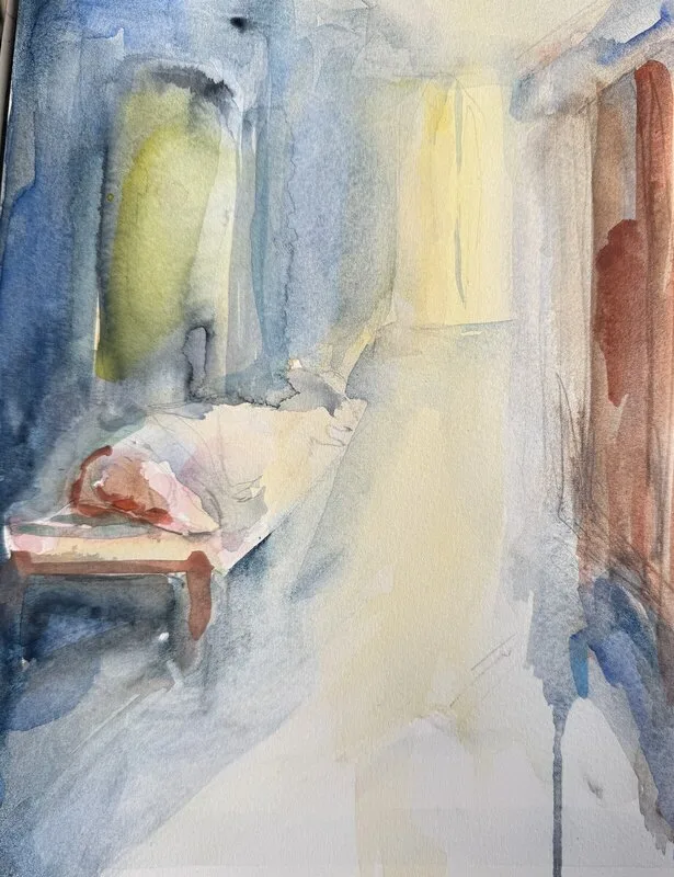 Akvarell av Ingrid Sandberg