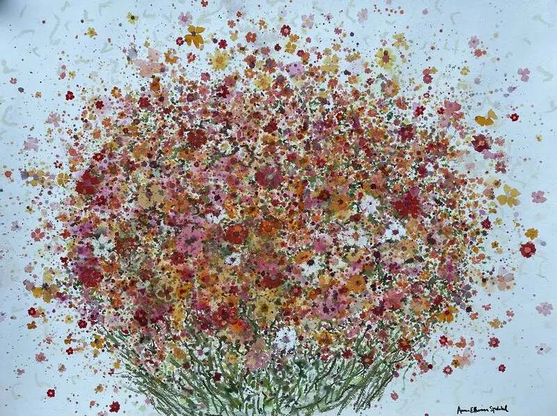 Akvarell Akvarell och pastell av Anna Elfverson Sjödahl