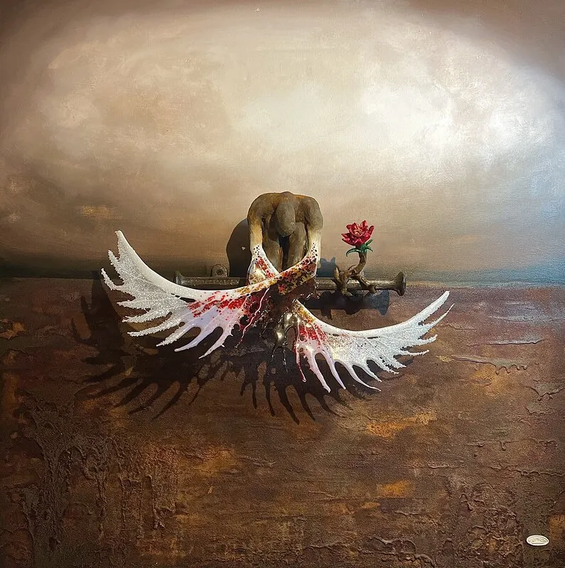 Skulptur HOPE av Elisabeth Ohlström