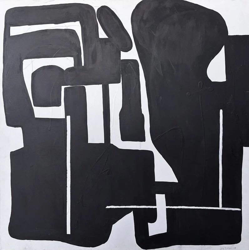 Akrylmålning Machinery. av Josefin Pettersson